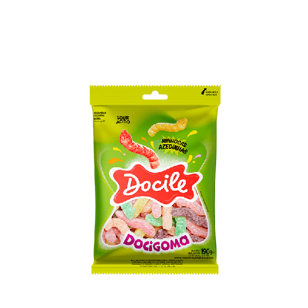 DOCILE GOMA AZEDINHAS 190G.